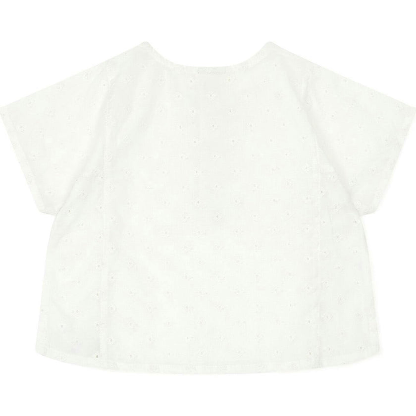 BONTON Classic Eyelet Cotton Baby Shirt
