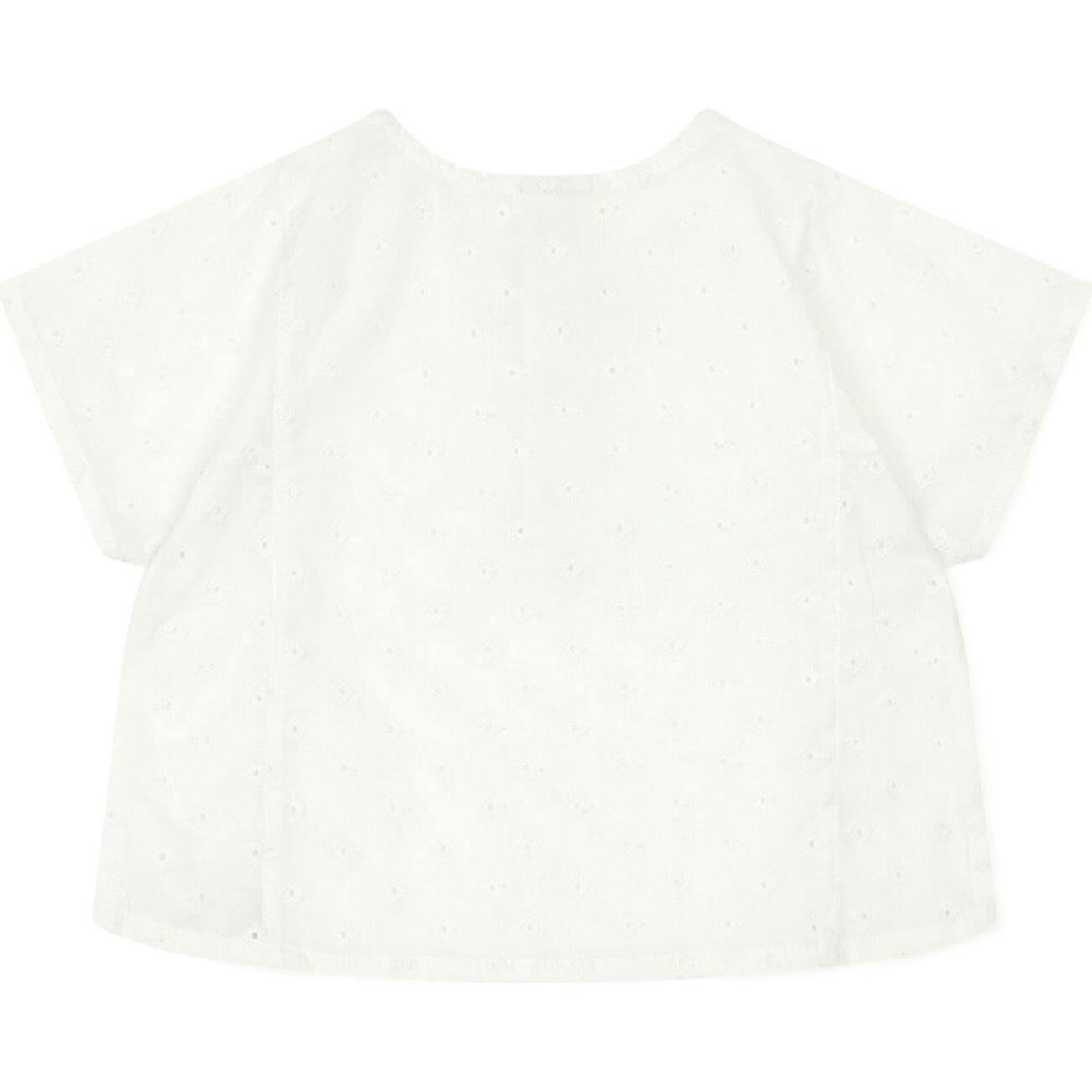 BONTON Classic Eyelet Cotton Baby Shirt