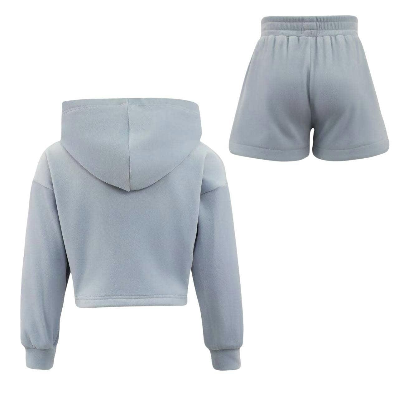 Pastel Velour Short Set