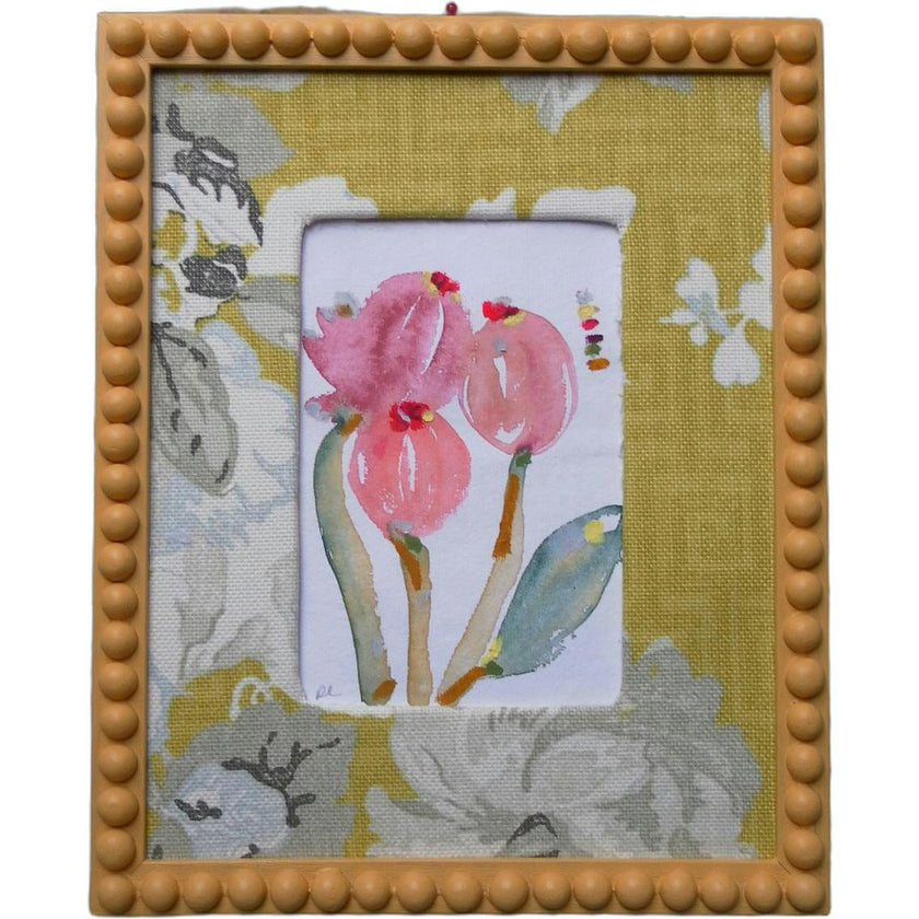 Slow Seeds No. 22 – Original Watercolor & Oil Pastel Painting