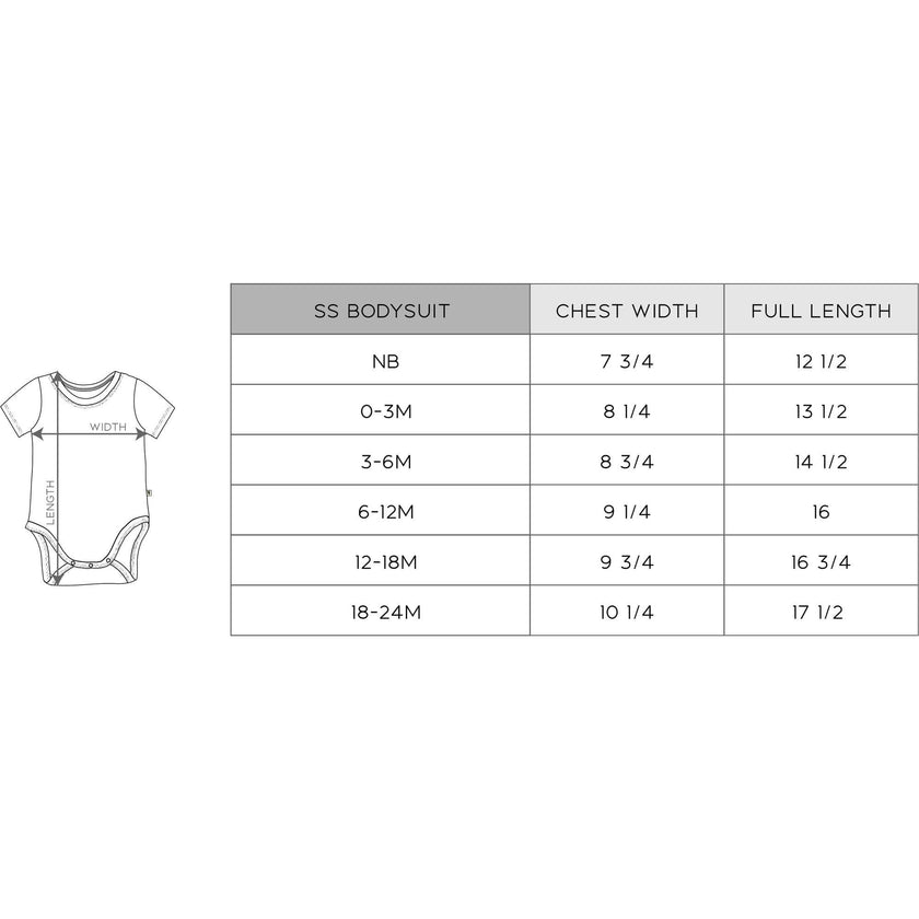 Baby Short Sleeve Bodysuit Retro America