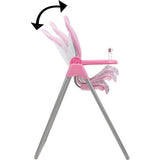 Cotton Candy Pink Doll Highchair - Pink