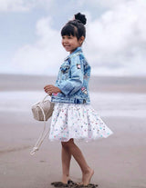 All About the Patch Crop Denim Jacket