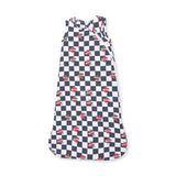 Heart Tattoo Check Black - Sleep Bag