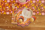 Orange Spice Wavy Dinner Plate