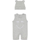 Sleeveless Romper and Hat Set