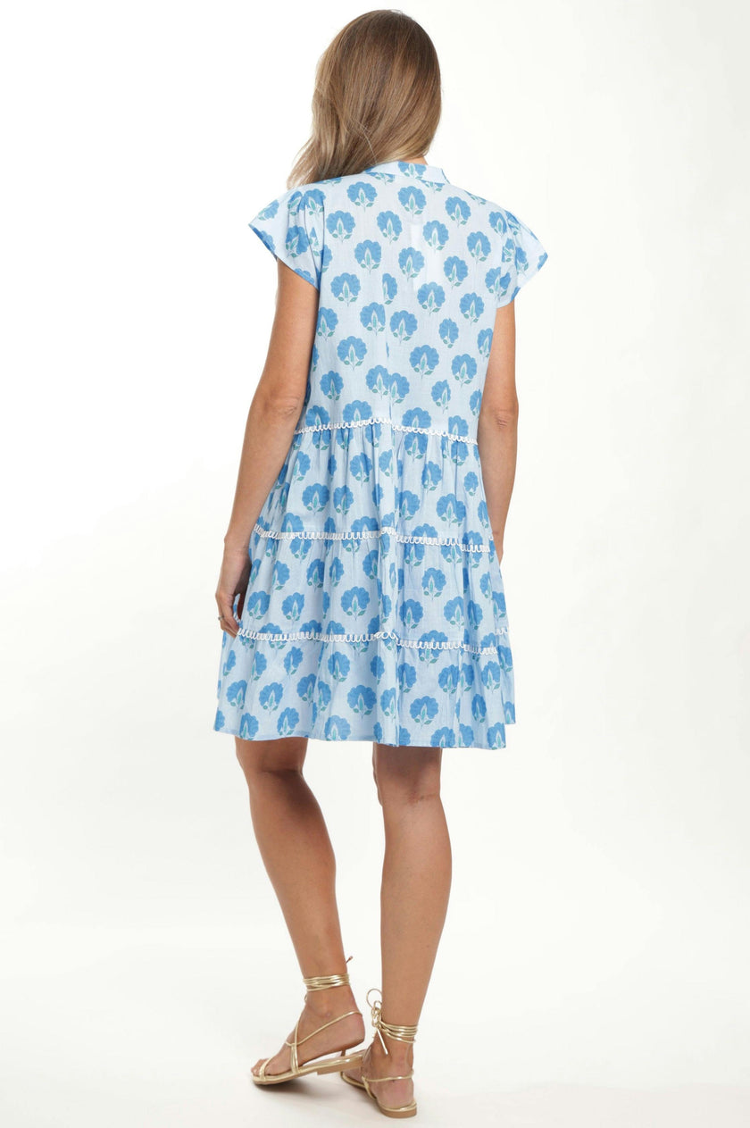 Dalia Dress - Deep Sky