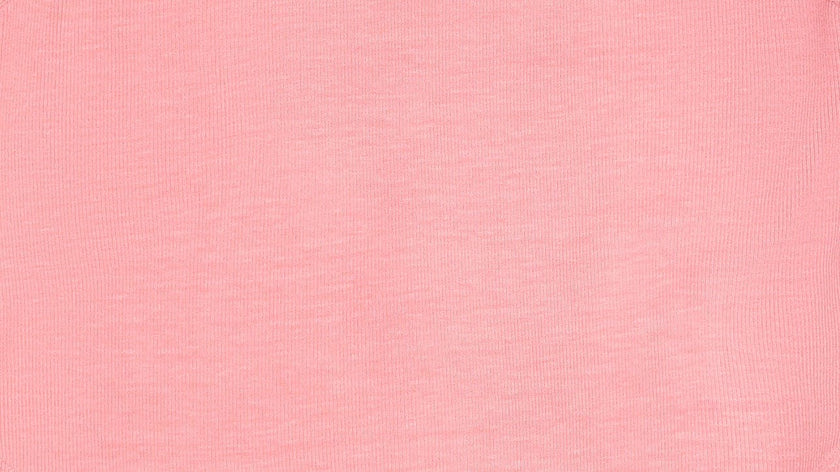 Rayon Rib Exposed Cap Sleeve Tee