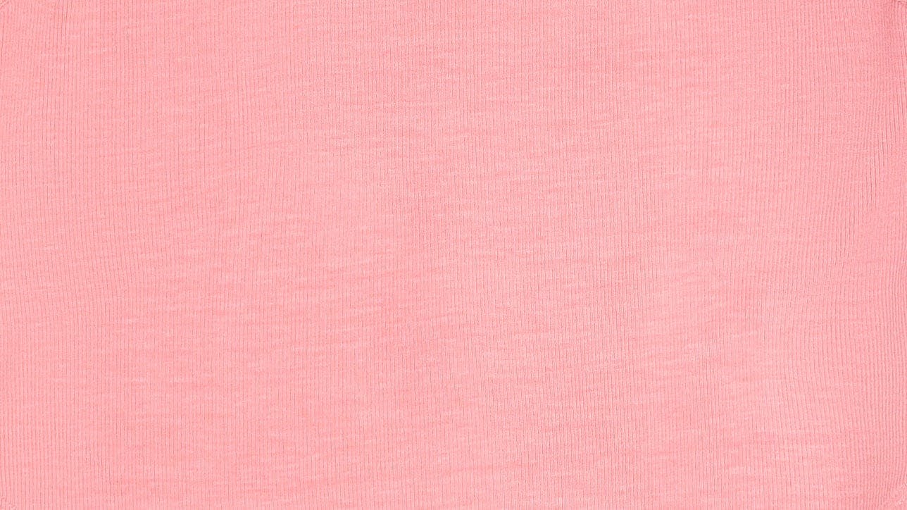 Rayon Rib Exposed Cap Sleeve Tee