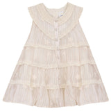 Woven Dress With Lace