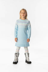 Knit Dress Light Blue