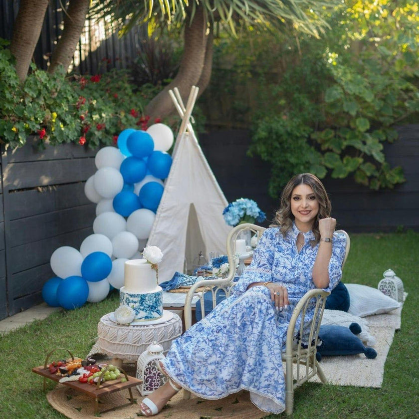Jaylin Linen Mom Dress