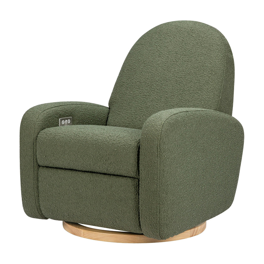 Babyletto Nami Electronic Recliner and Swivel Glider Recliner with USB port