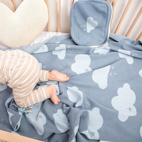 Dreamy Clouds Baby Blanket Set