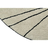 Trace Round Washable Rug