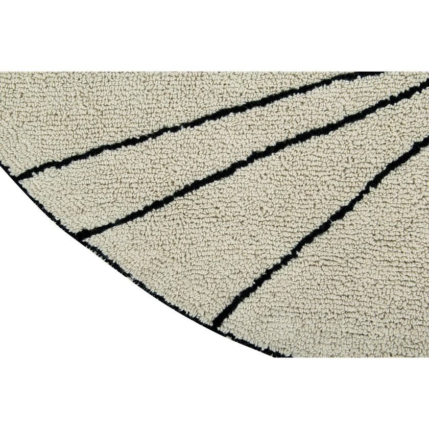 Trace Round Washable Rug