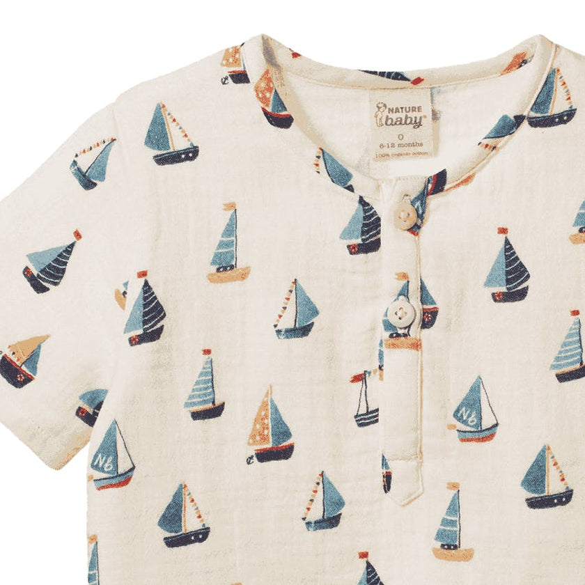 Short Sleeve Caravan Shirt Muslin