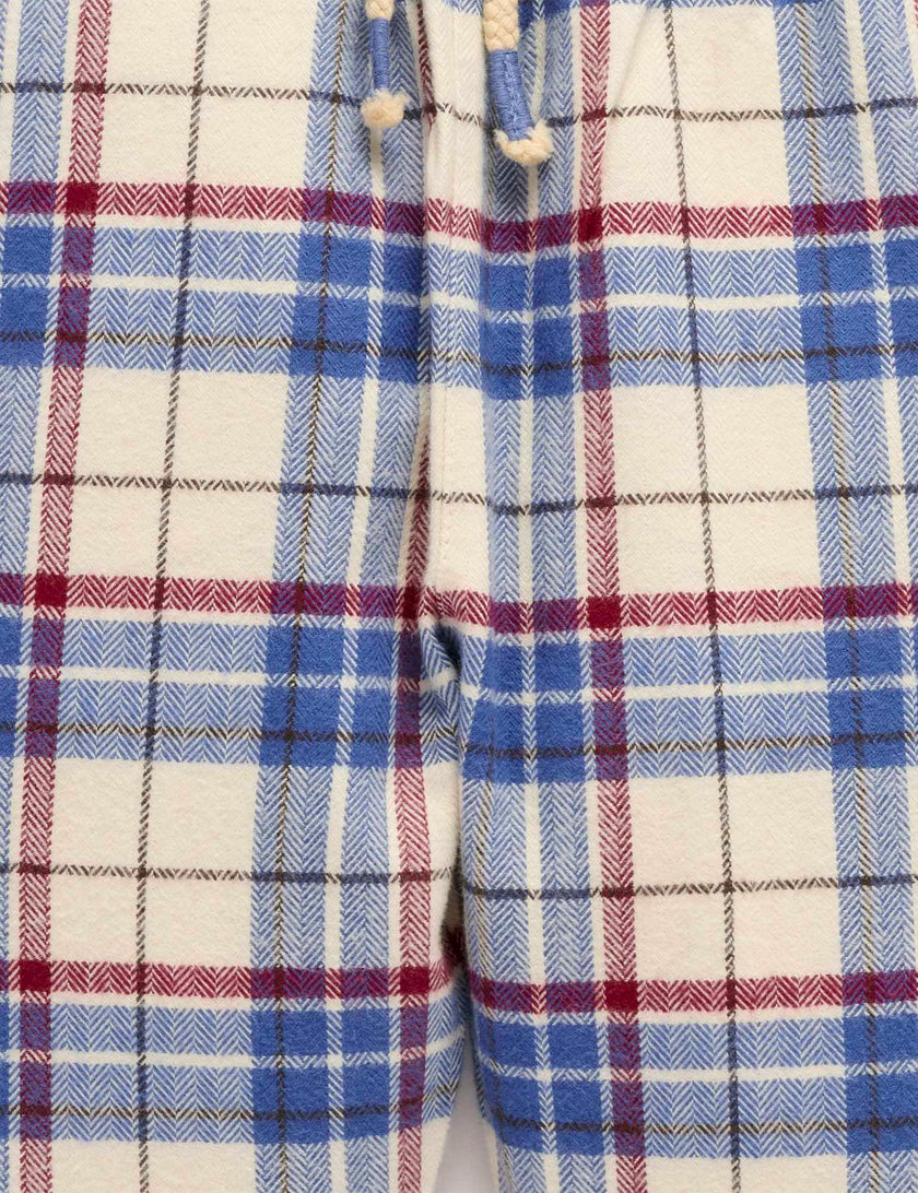 Slouchy Check Pants Woodland Check