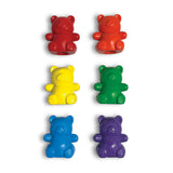Cuddly Cubs Bear Finger Crayons - Set of 6