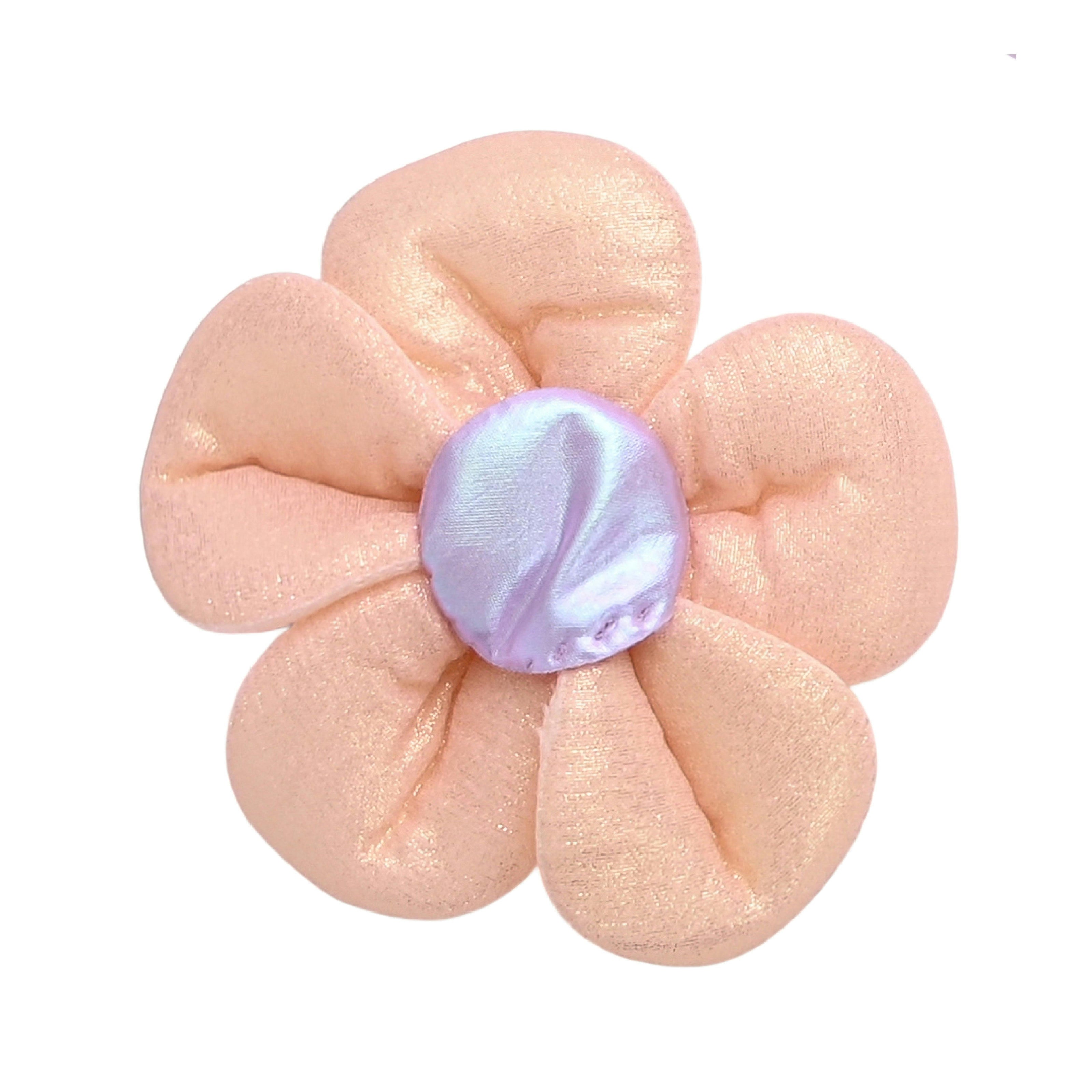 Padded Fabric Flower Set