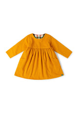 Sunflower Reversible Corduroy Pocket Dress, Gold