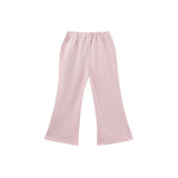 Pastel Pink Ruffle-Shoulder Set