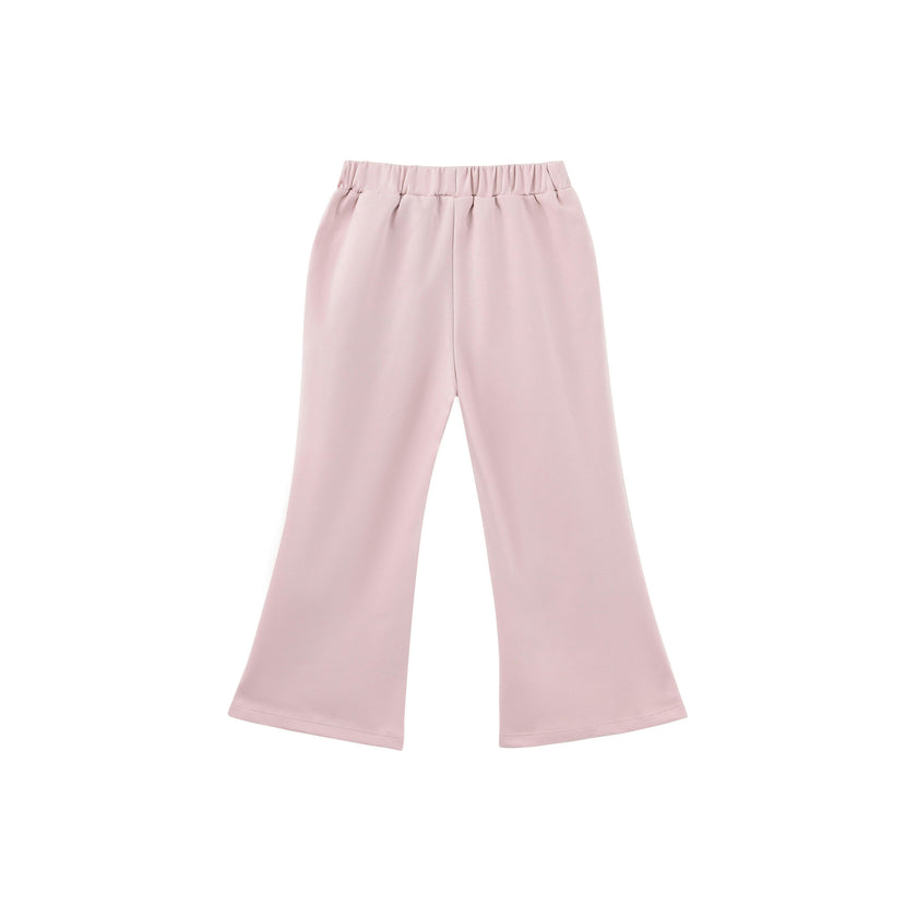 Pastel Pink Ruffle-Shoulder Set