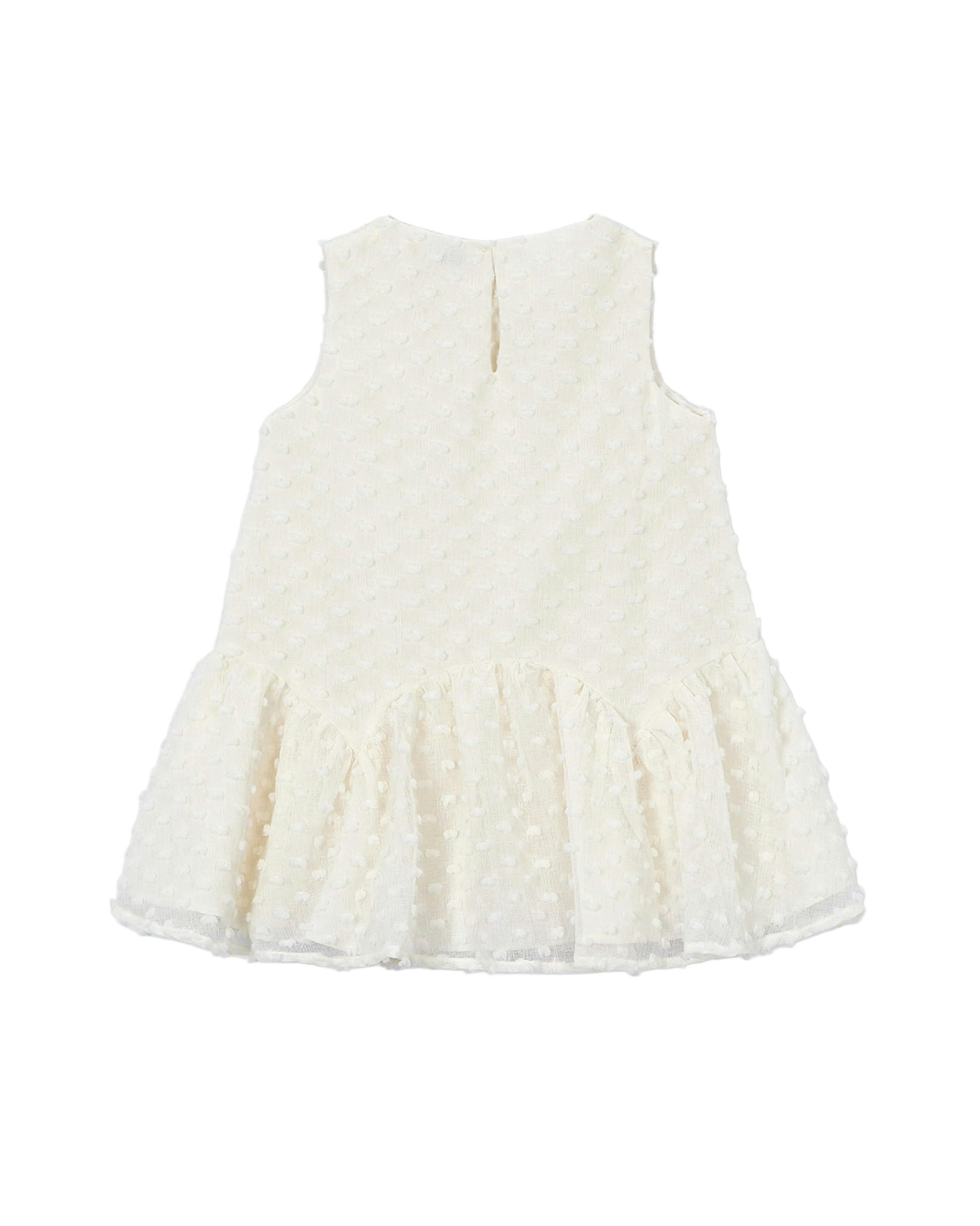 White Plumeti dress