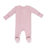 Solid Peachskin - 2 Way Zipper Footie