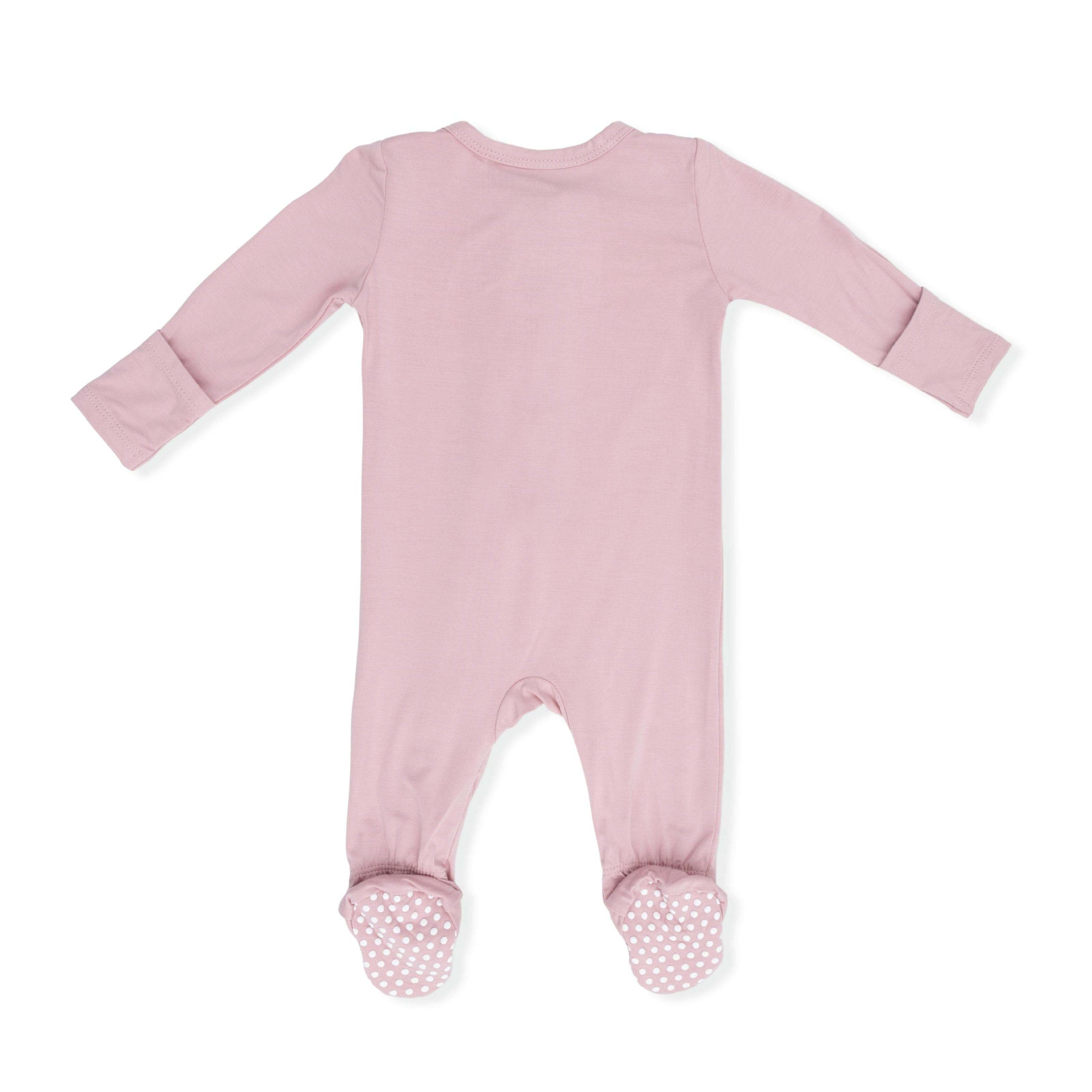 Solid Peachskin - 2 Way Zipper Footie