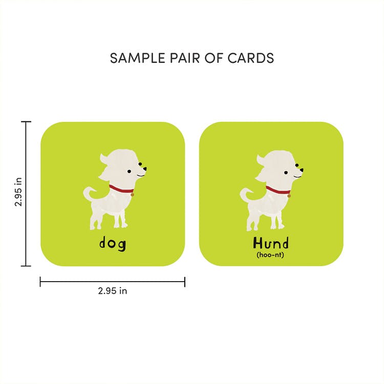 Minilingo, German/English Flashcards