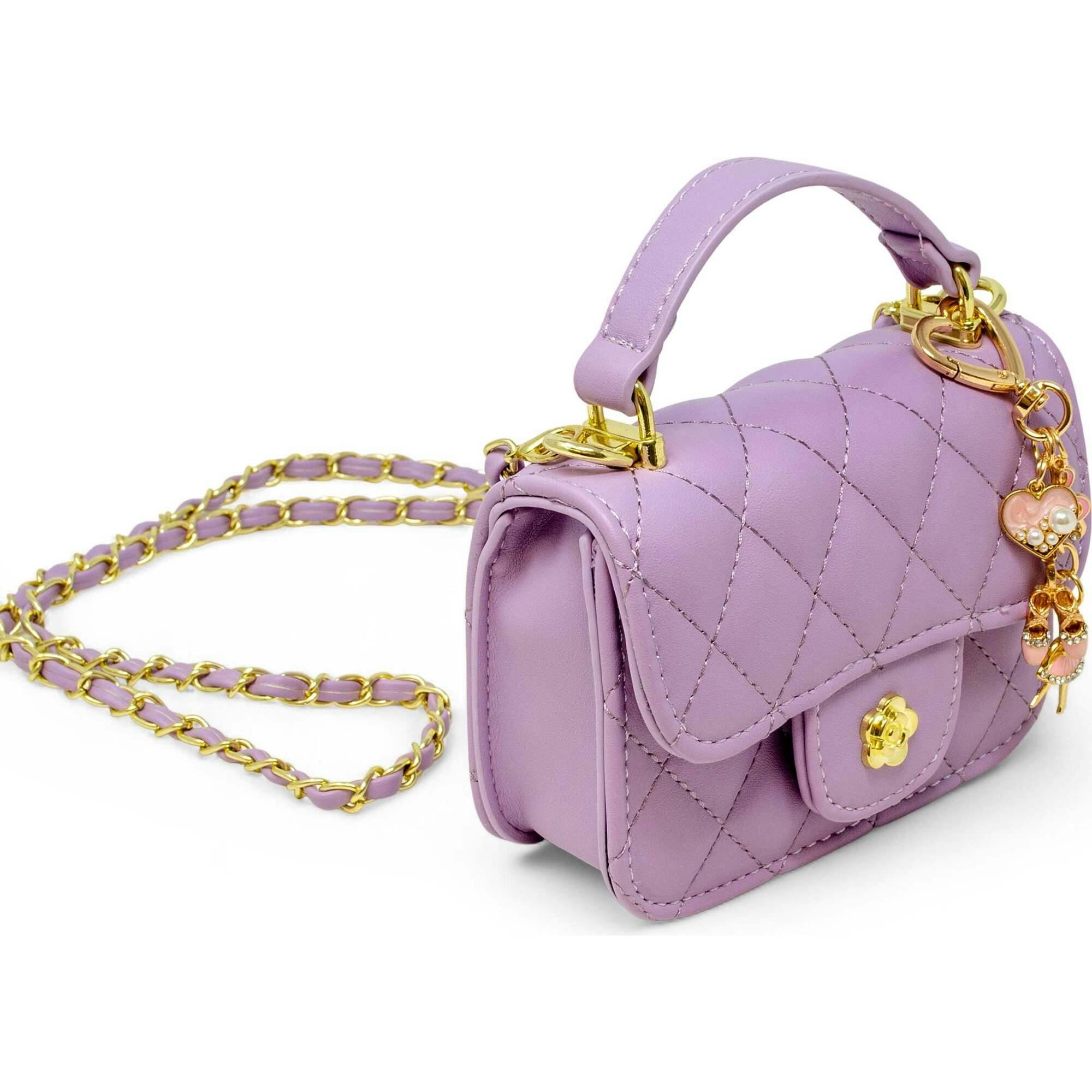 Tiny Quilted Ballet Charm Handbag