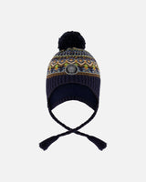 Lined Peruvian Knit Hat with Pompom