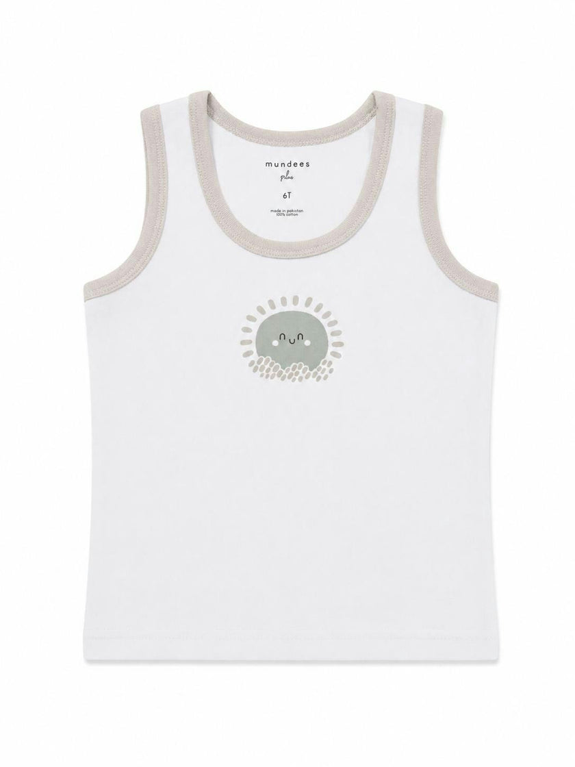 Sun Print Boys Undershirts 3 Pack