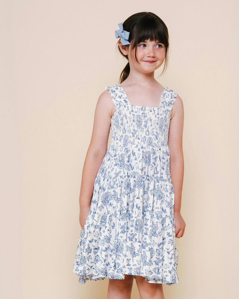 Bamboo Ruffle Strap Dress