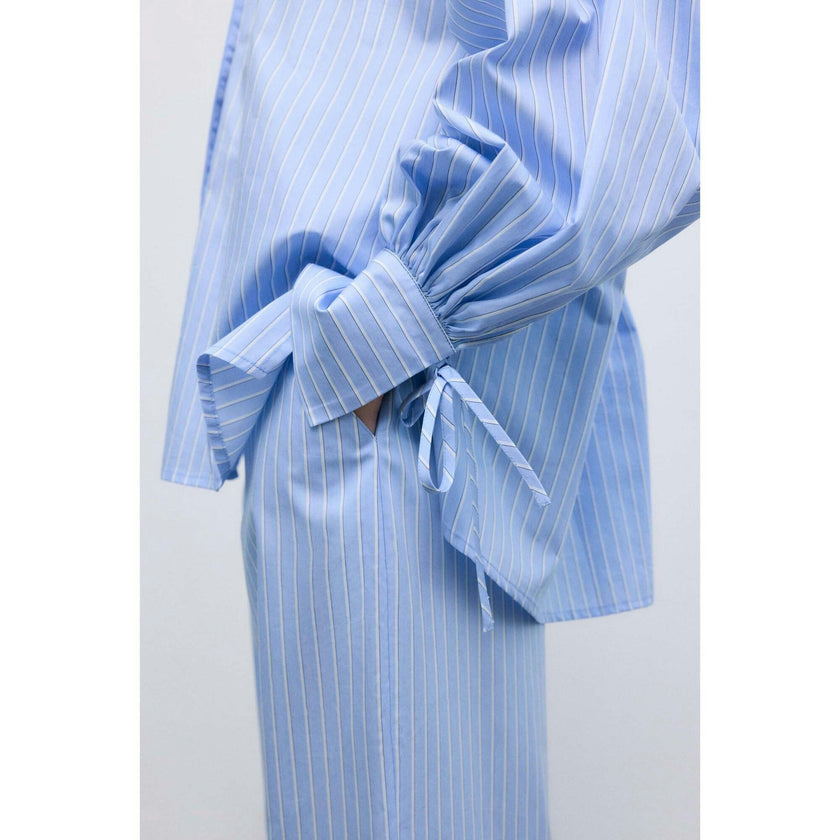Aura Woman Shirt Vista Blue Stripes