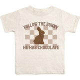 Easter Chocolate Bunny Short Sleeve T-Shirt - Natural Heather