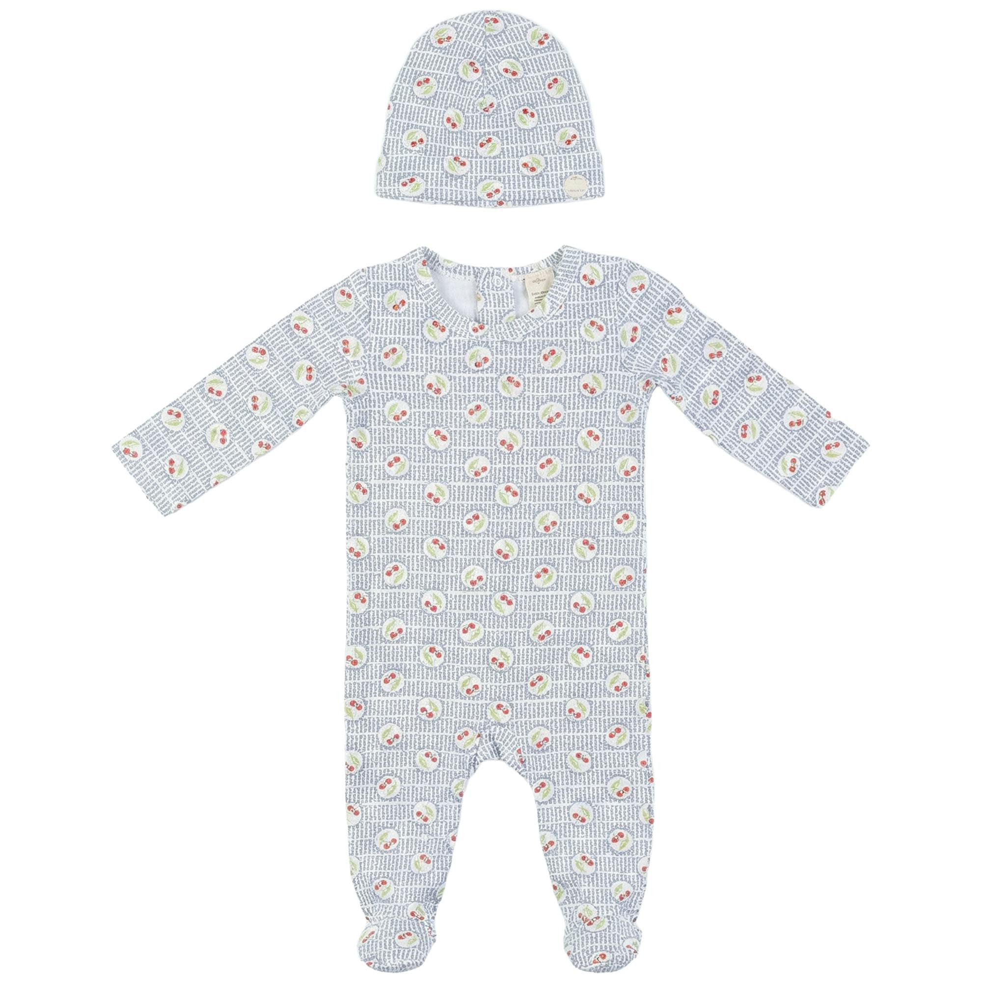 Cherry Print Dotted Onesie