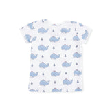 Bubbly Sailor Whales Blue - Loungewear Short Set