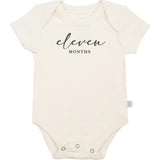 graphic bodysuit | eleven months milestone charcoal