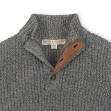 Organic Mock Neck Sweater