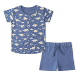 Organic Tee & Shorts Set - Dino