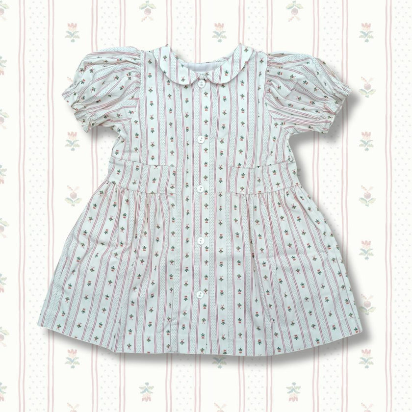 Charlotte Dress | Holiday Dot Stripe