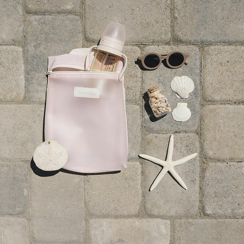 Large Pouch (Link Pink and Navy)