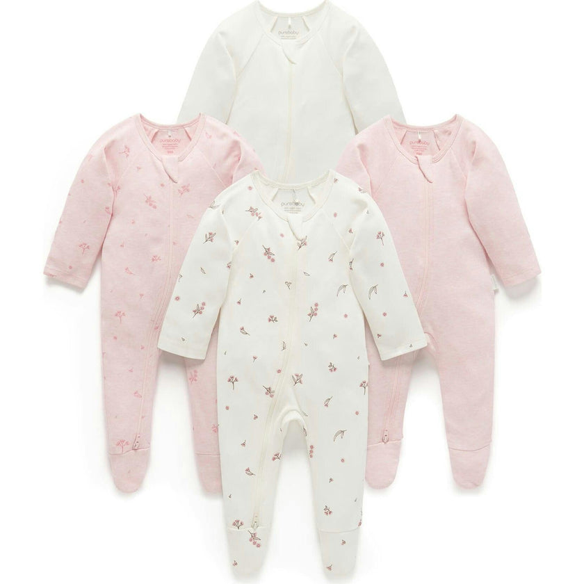 4 Pack Zip Growsuit Vanilla Blossom Pack