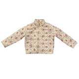 Girls Quilted Floral Bomber Jacket in Easton Diamond Rose