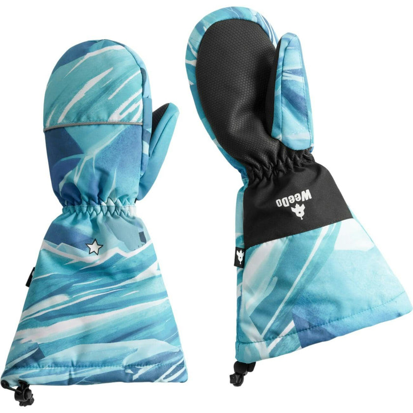 Cosmo Ice Elastic Long Cuff Mittens, Prints