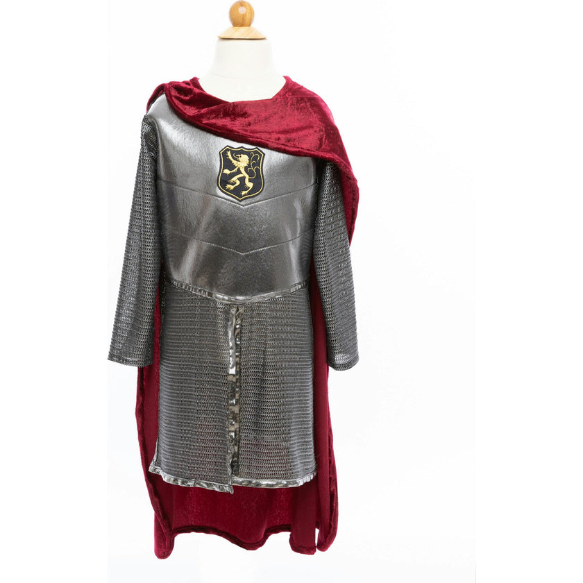 Silver Knight Tunic with Cape