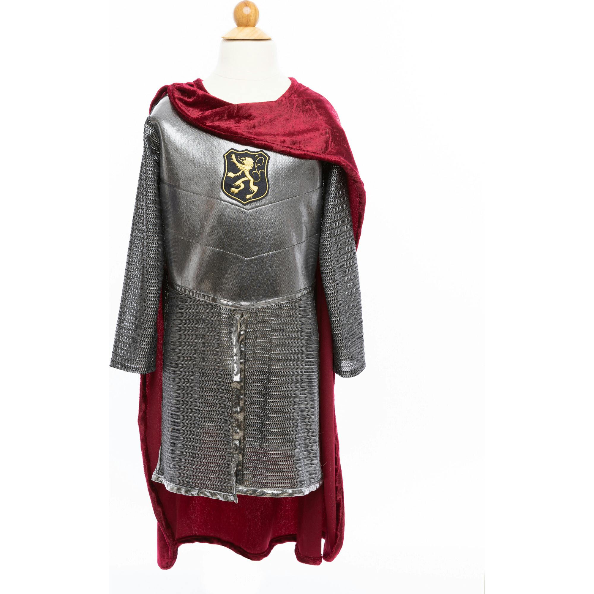 Silver Knight Tunic with Cape