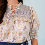 Women’s Lizzie Shirt - Blue Rodeo